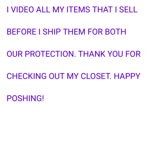 I VIDEO ALL MY ITEMS THAT ARE PURCHASED AND SAVE THE VIDEO FOR ALL PARTIES. - Picture 1 of 1
